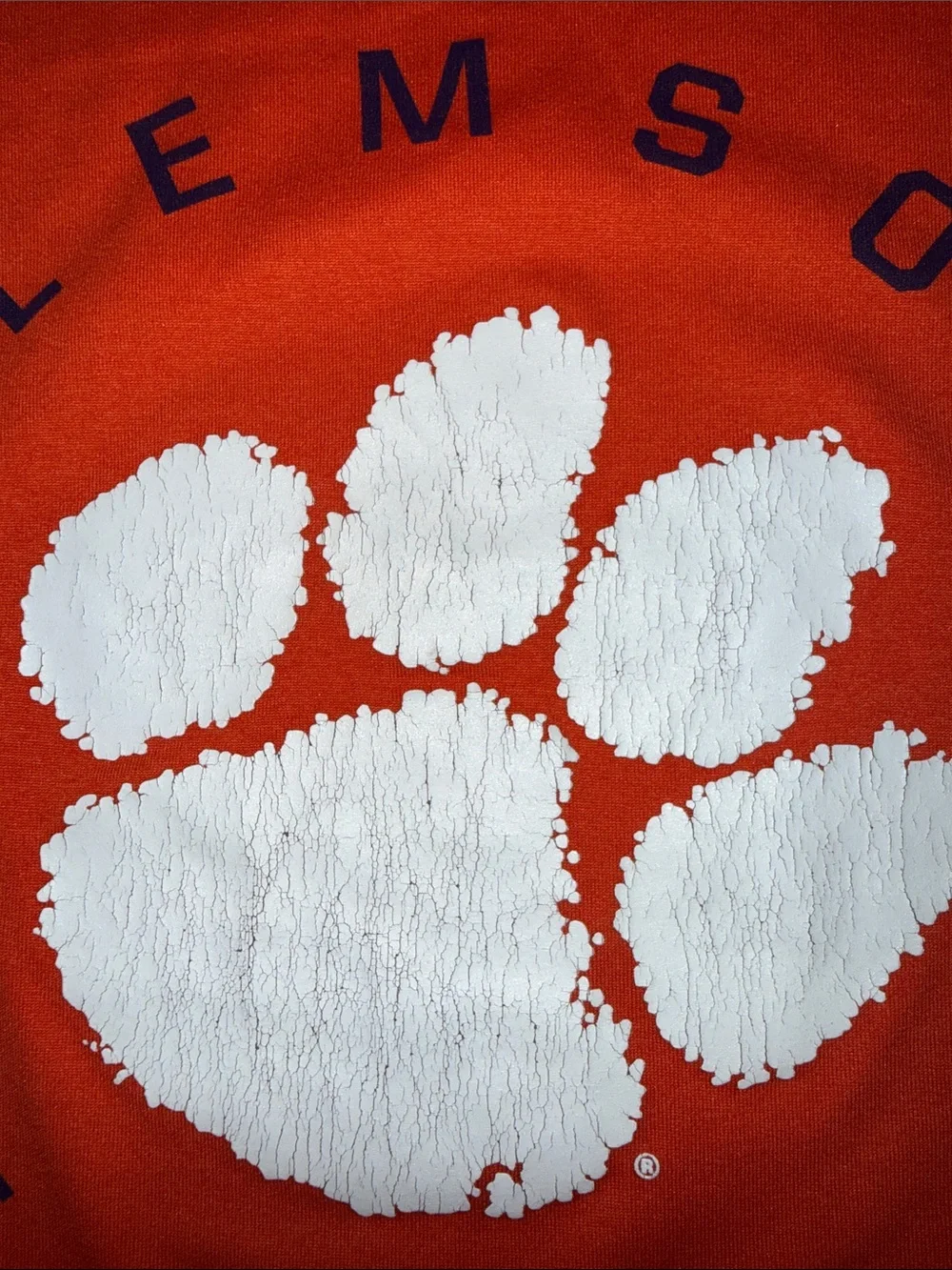 Nike Orange Clemson Tigers Paw Graphic Tee